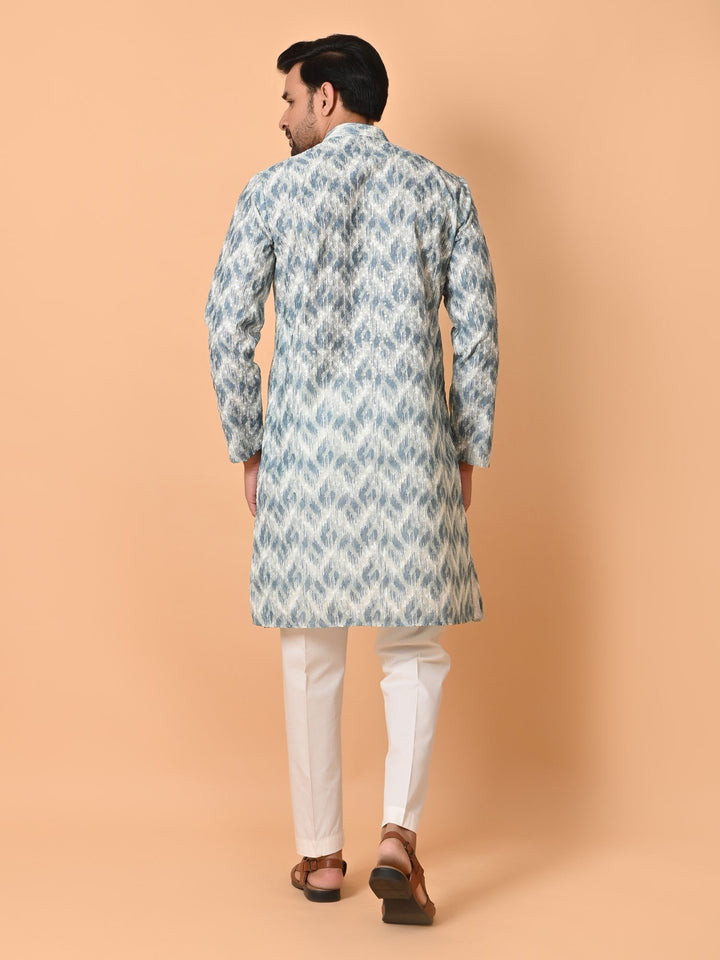 Chikan Green Kurta Set