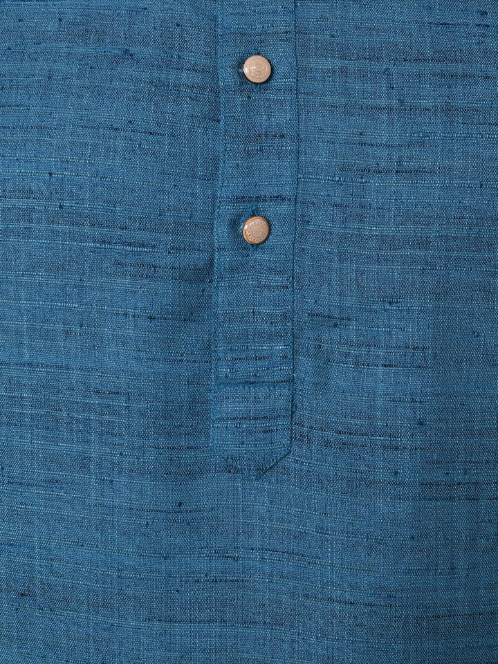 Solid Blue Kurta Set