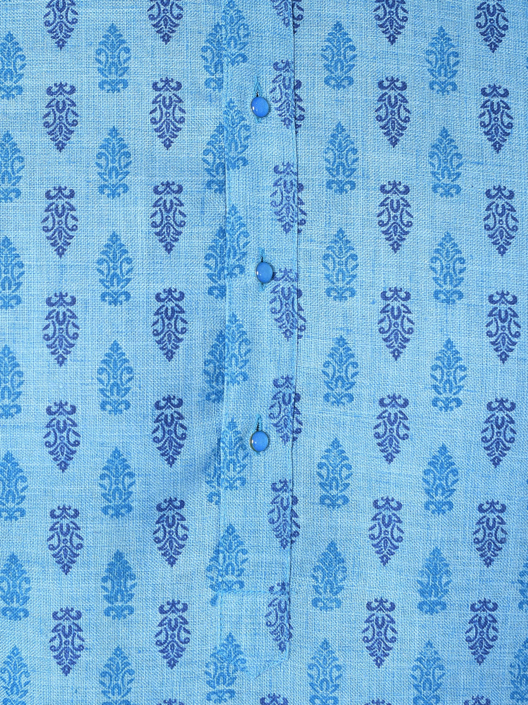 Ethnic Motifs Blue Kurta Set
