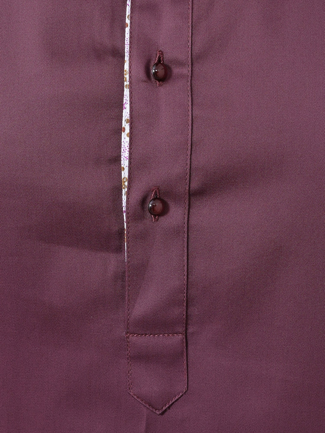 Solid Burgundy Kurta Set