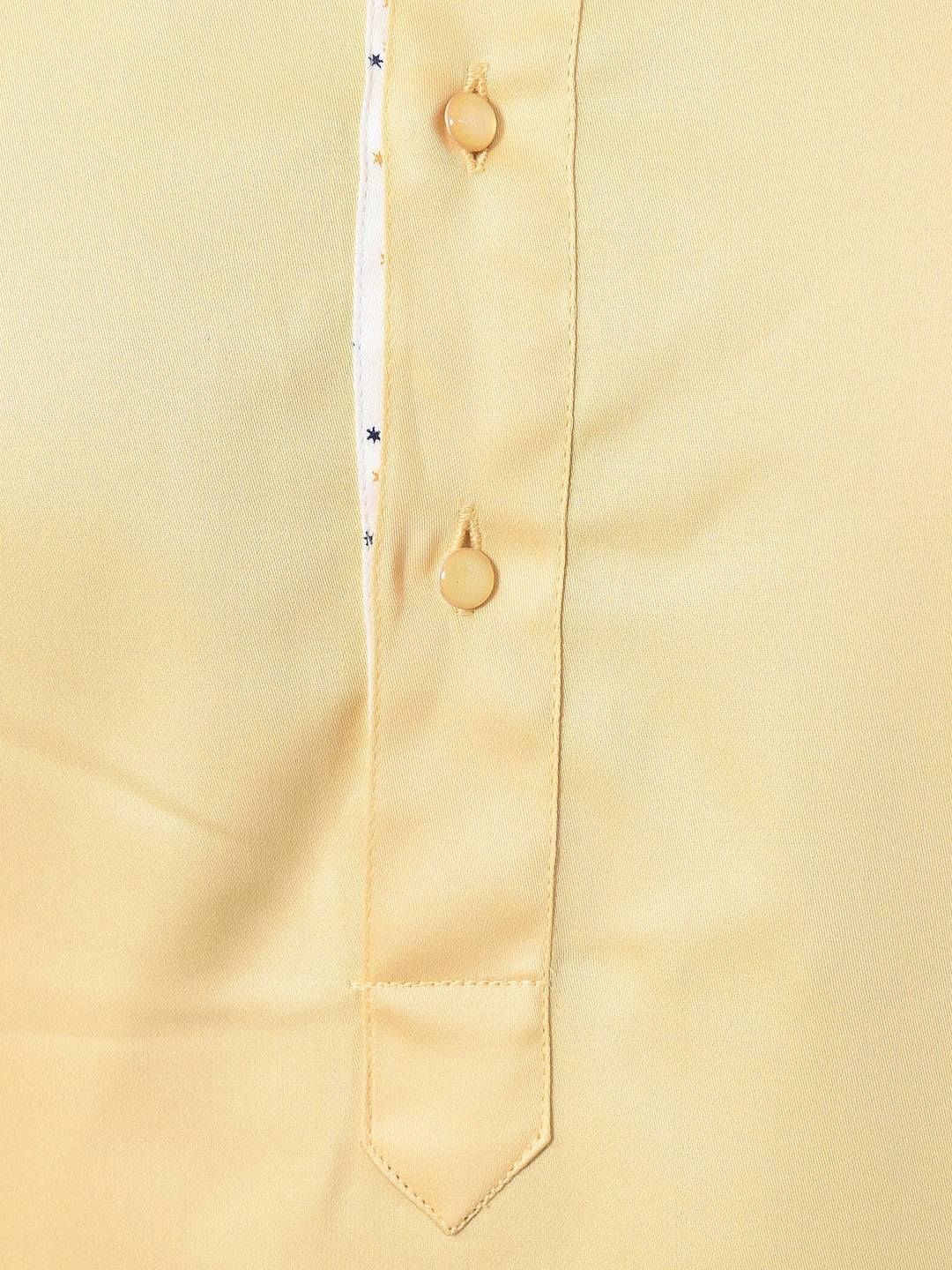 Solid Yellow Kurta Set