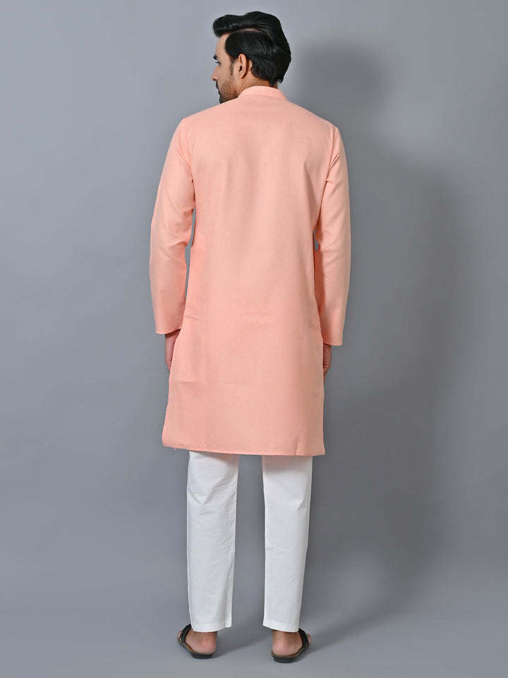 Solid Rose Gold Kurta Set