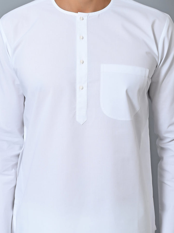 Solid White Kurta Set