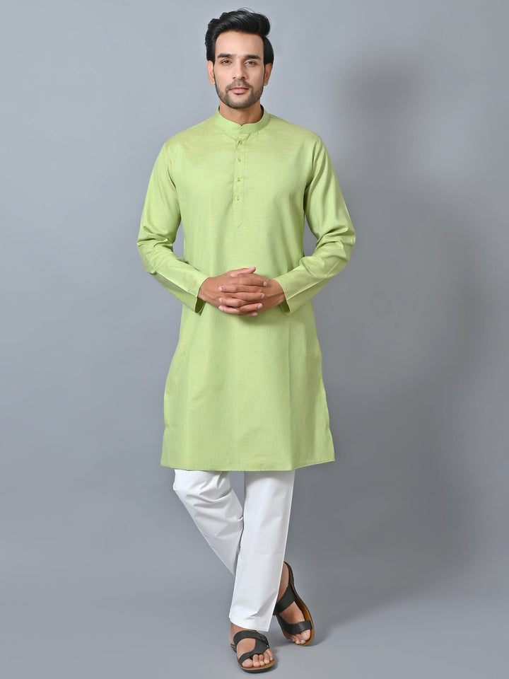 Solid Green Kurta Set