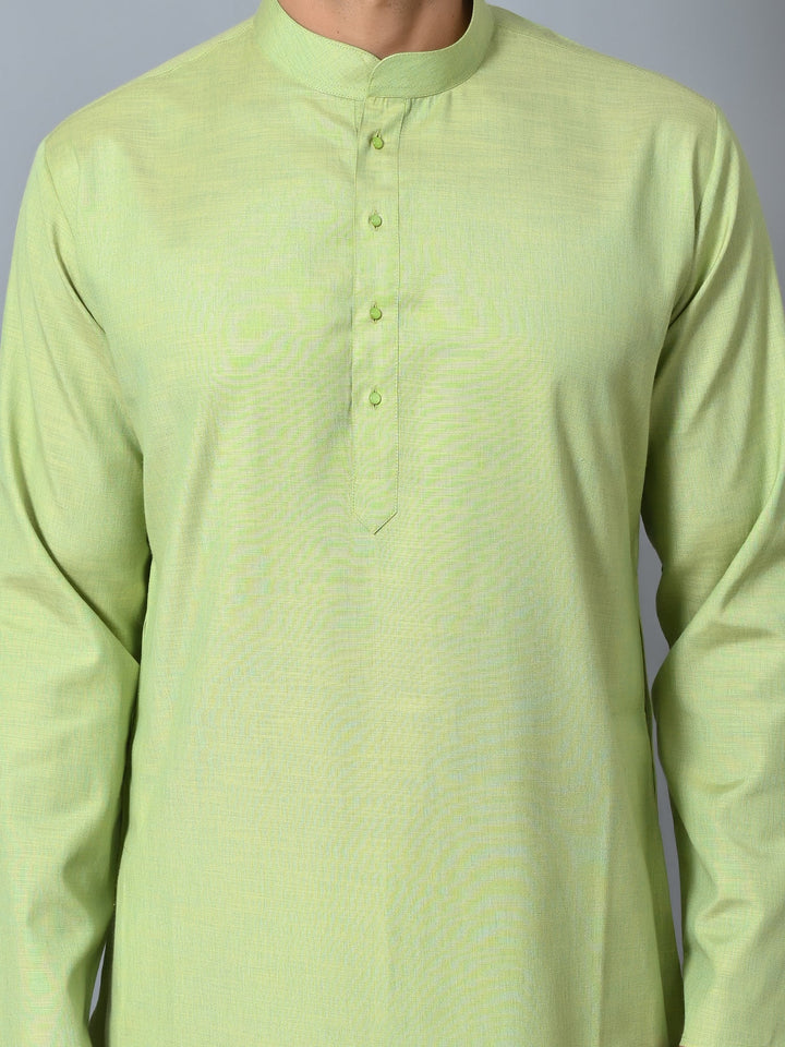 Solid Green Kurta Set