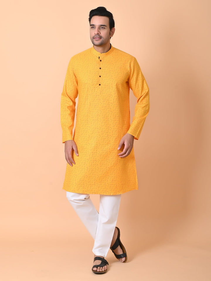 Quirky Yellow Kurta Set