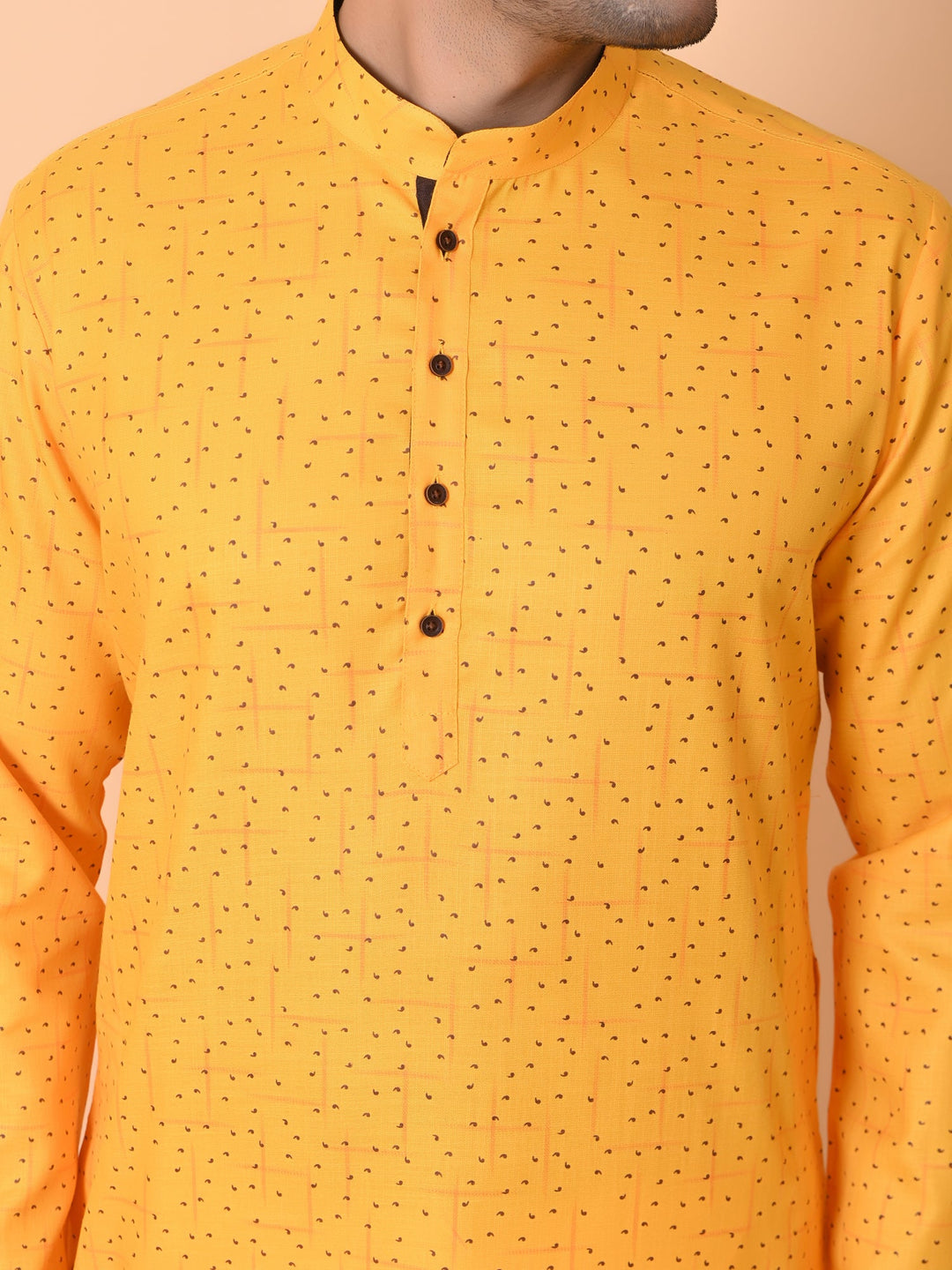 Quirky Yellow Kurta Set