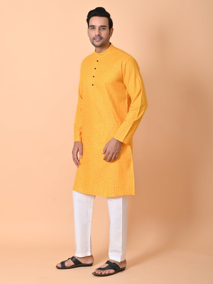 Quirky Yellow Kurta Set