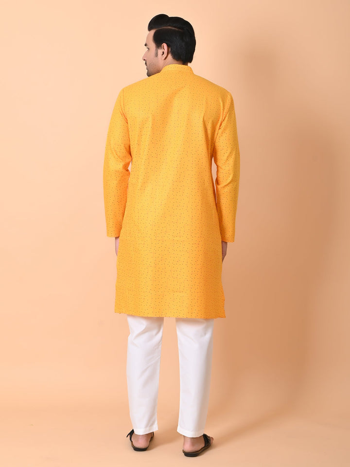 Quirky Yellow Kurta Set