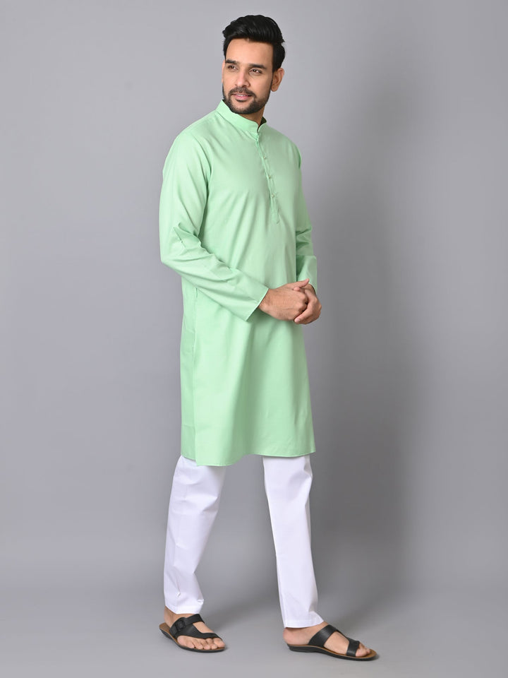 Solid Green Kurta Set