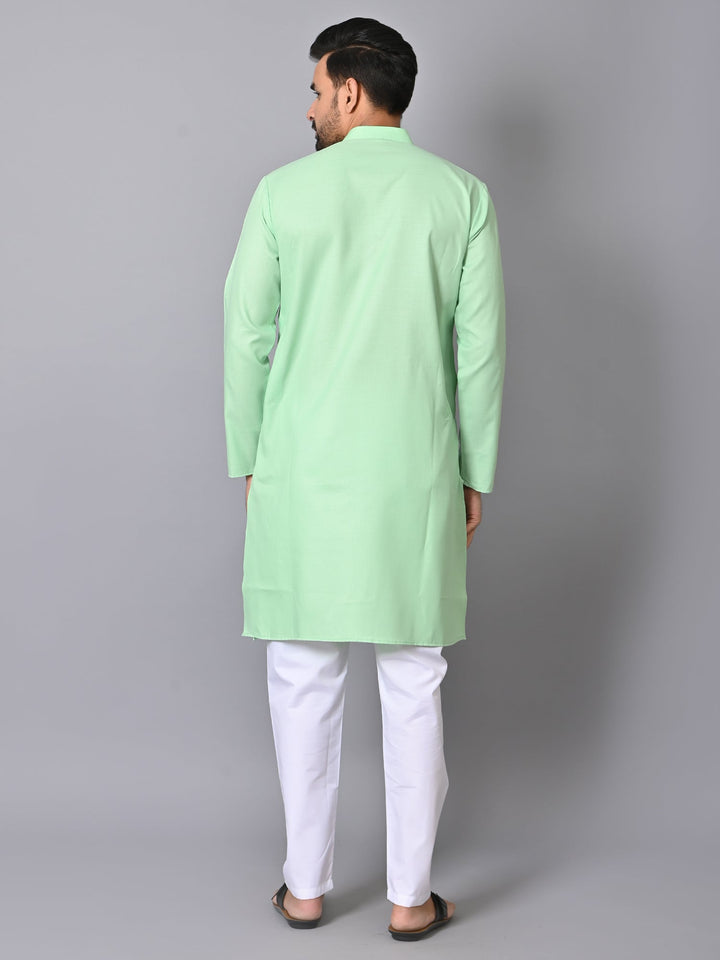 Solid Green Kurta Set