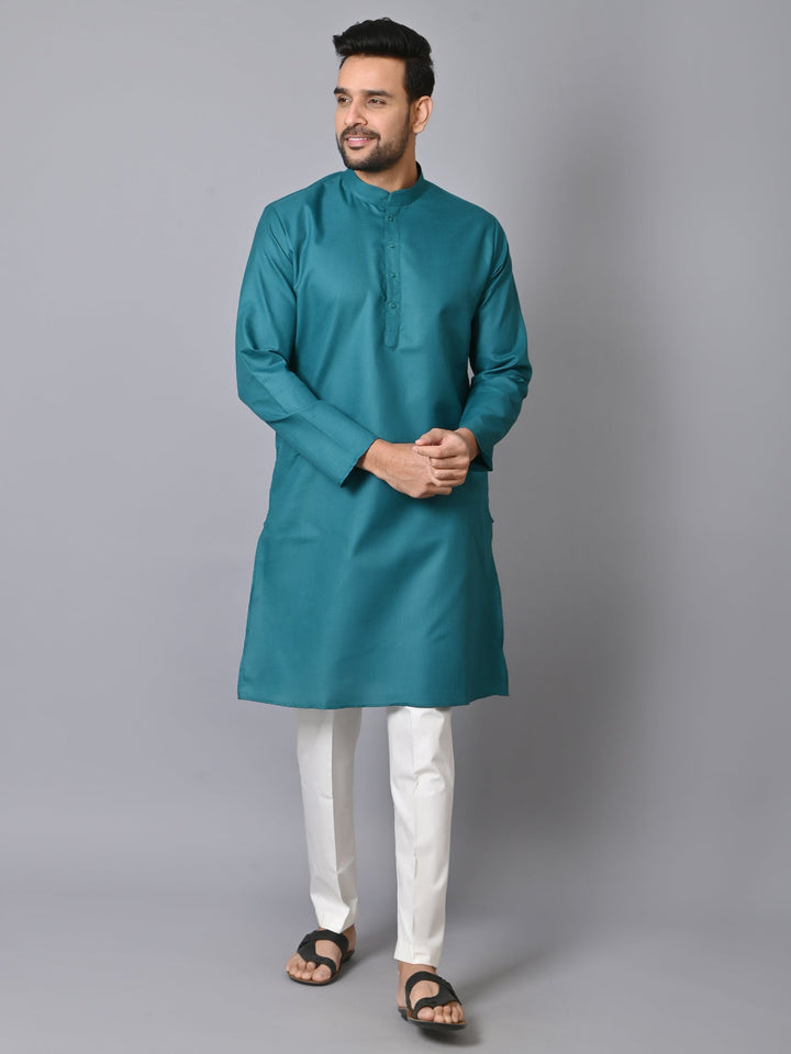 Solid Green Kurta Set