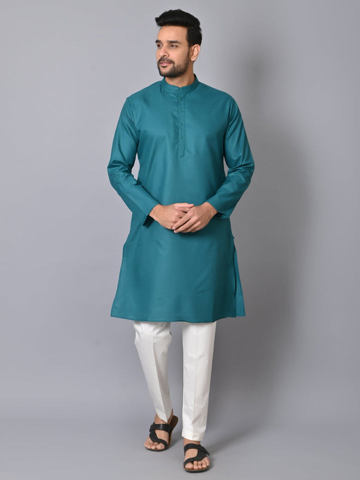 Solid Green Kurta Set