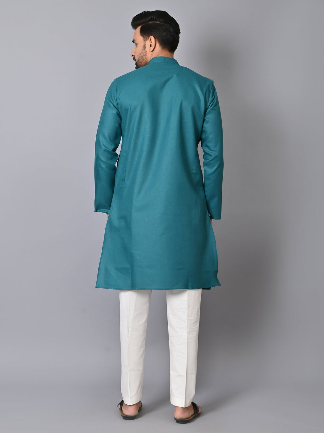 Solid Green Kurta Set