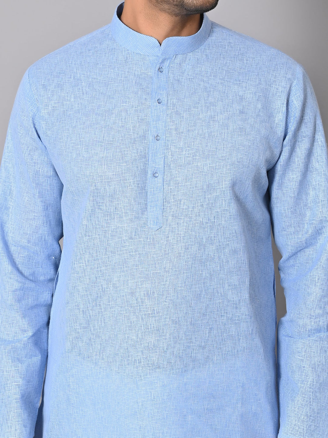 Solid Blue Kurta Set