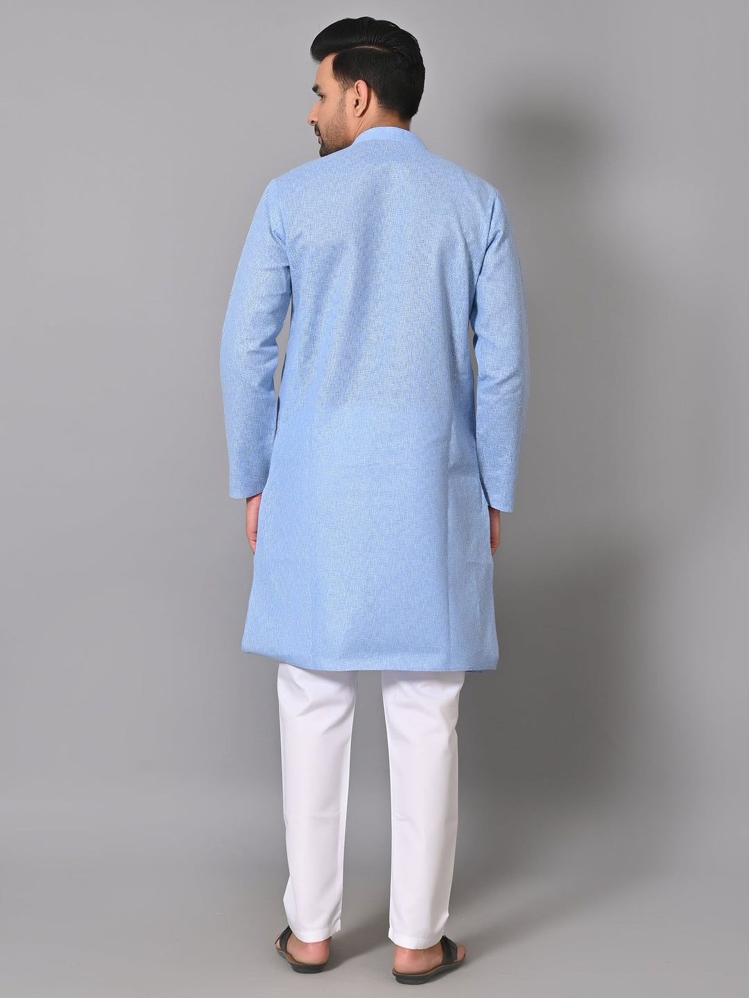 Solid Blue Kurta Set