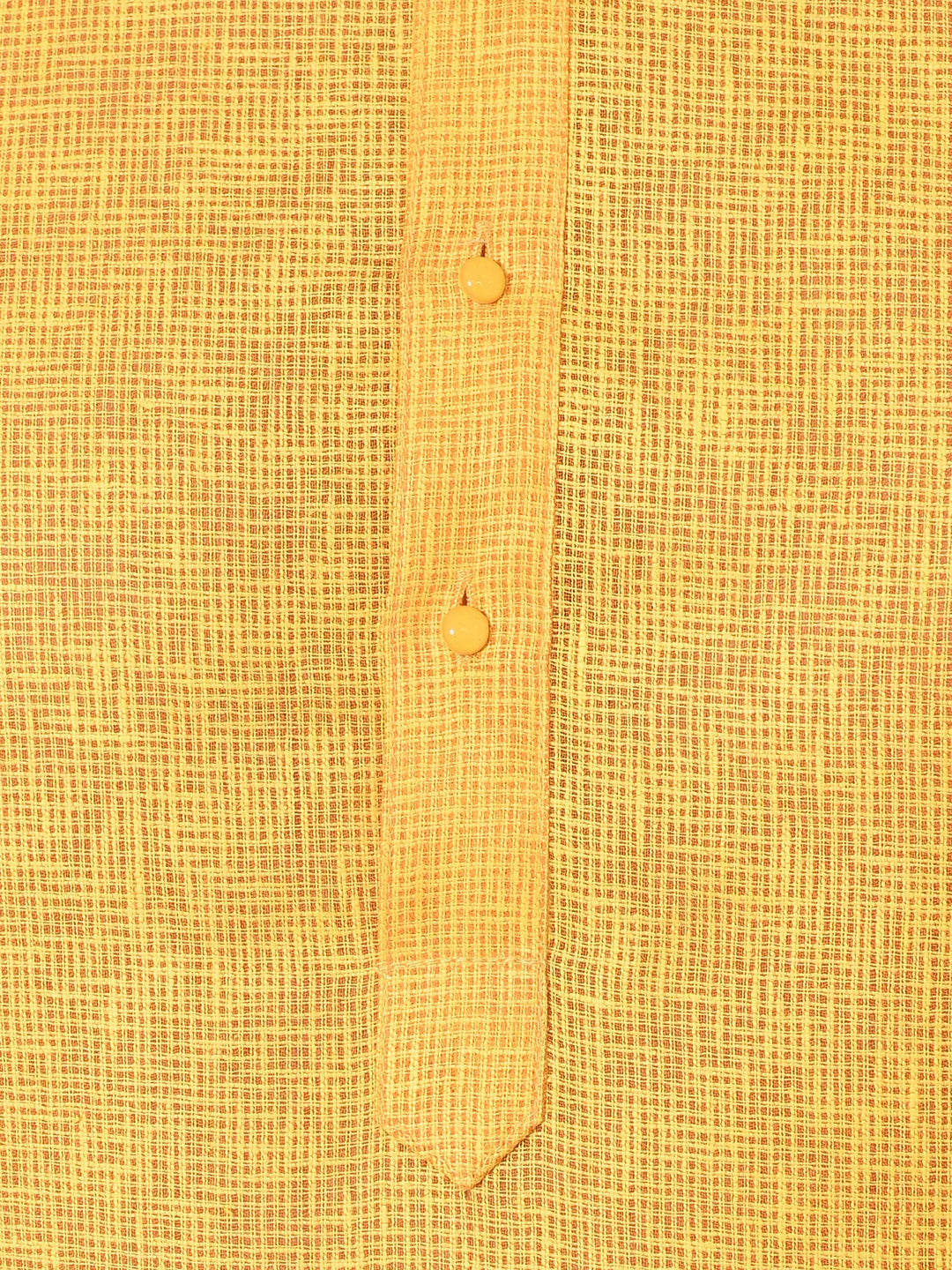 Solid Yellow Kurta Set