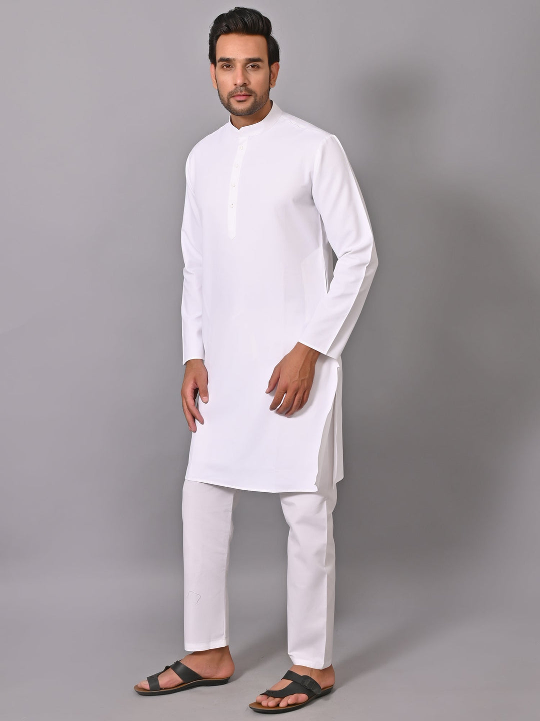 White Kurta Set