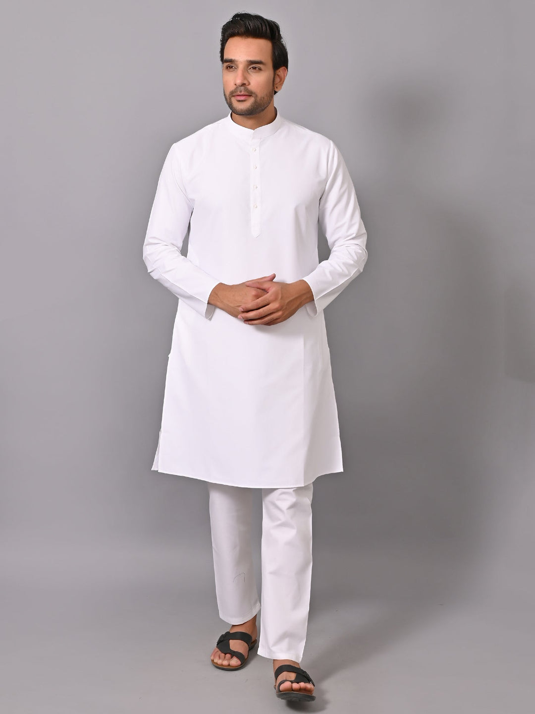 White Kurta Set
