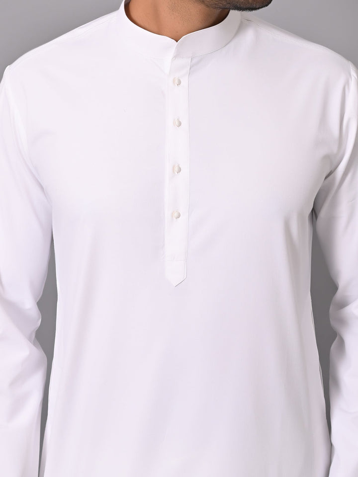 White Kurta Set