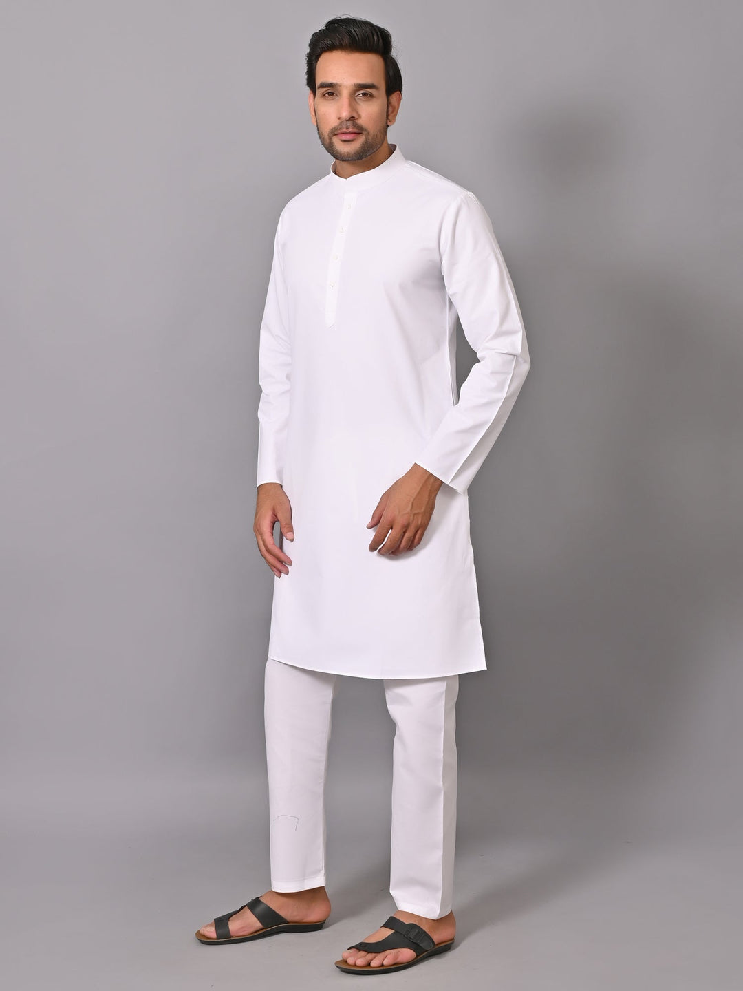 White Kurta Set