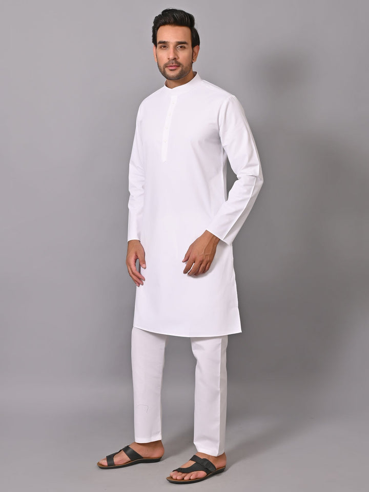 White Kurta Set