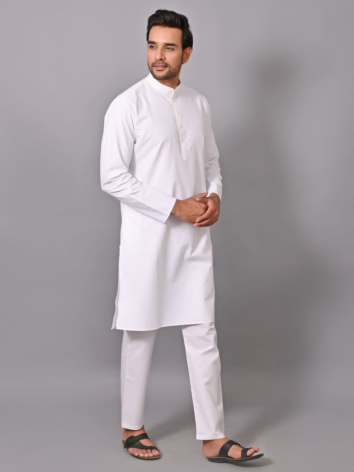 White Kurta Set
