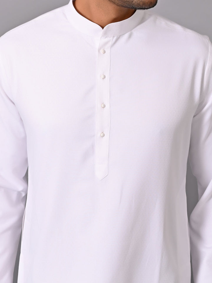White Kurta Set