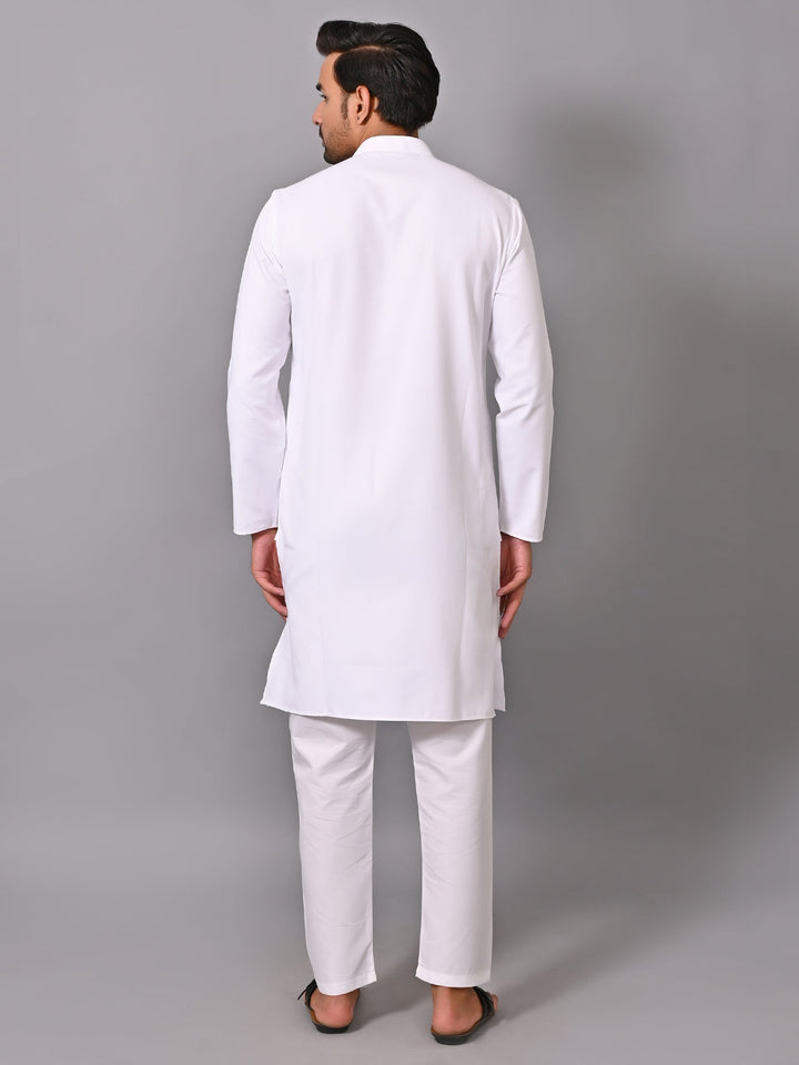 White Kurta Set