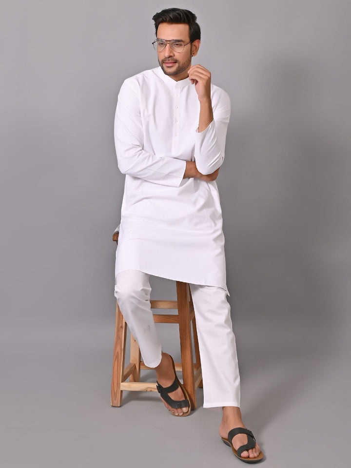 White Kurta Set