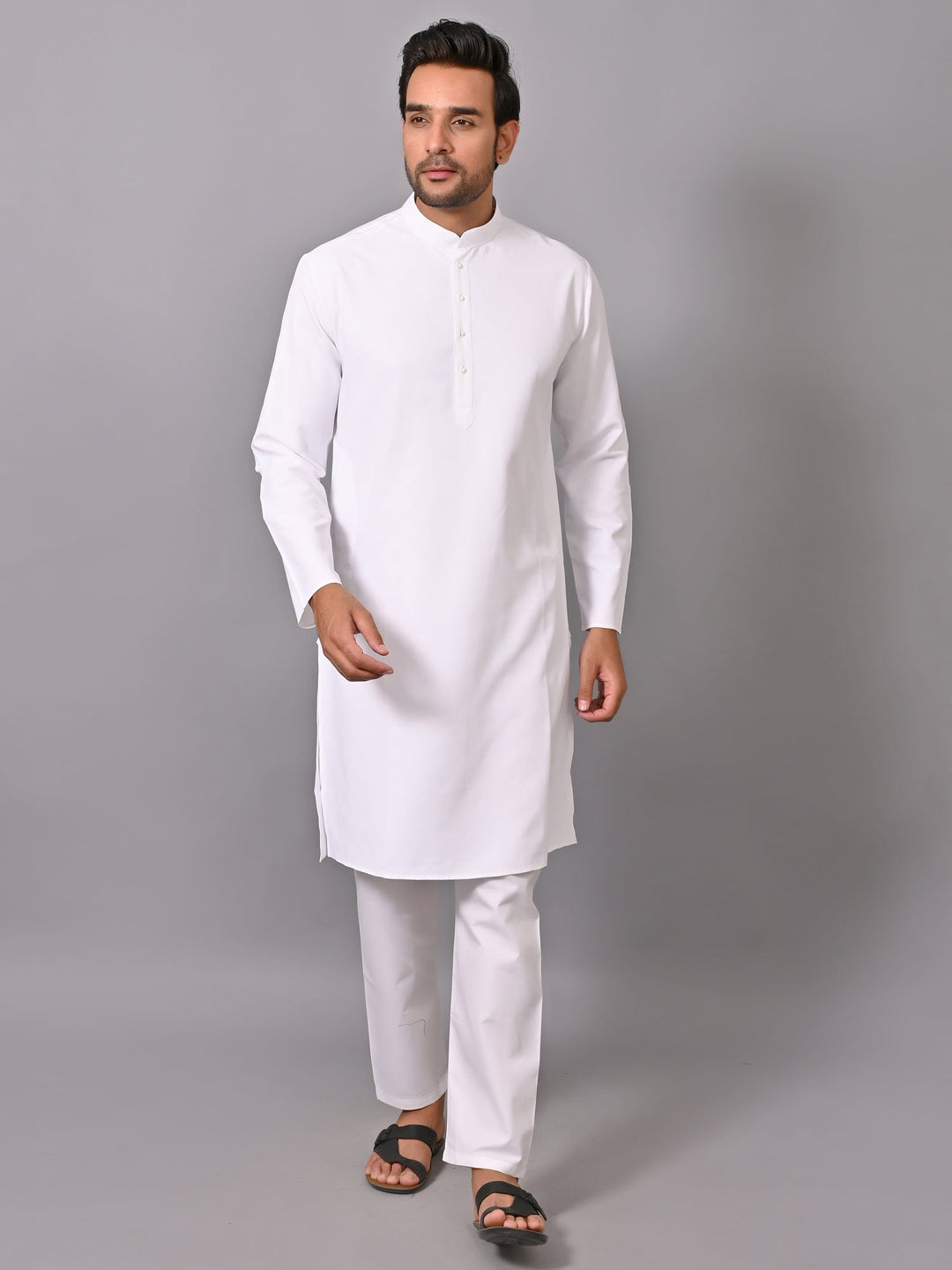 White Kurta Set