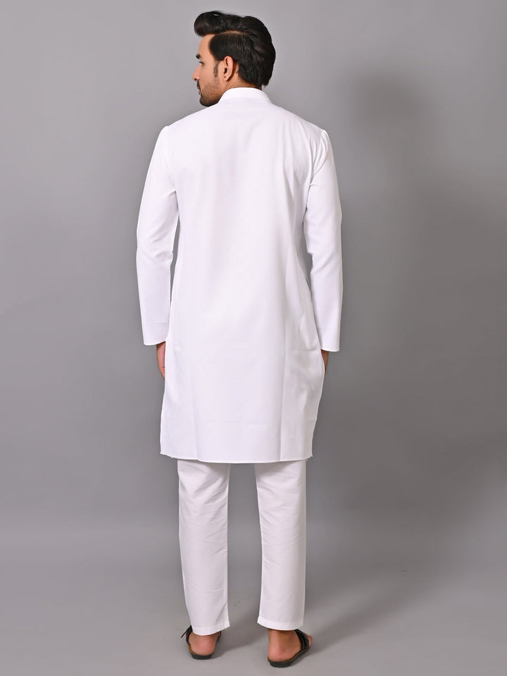 White Kurta Set