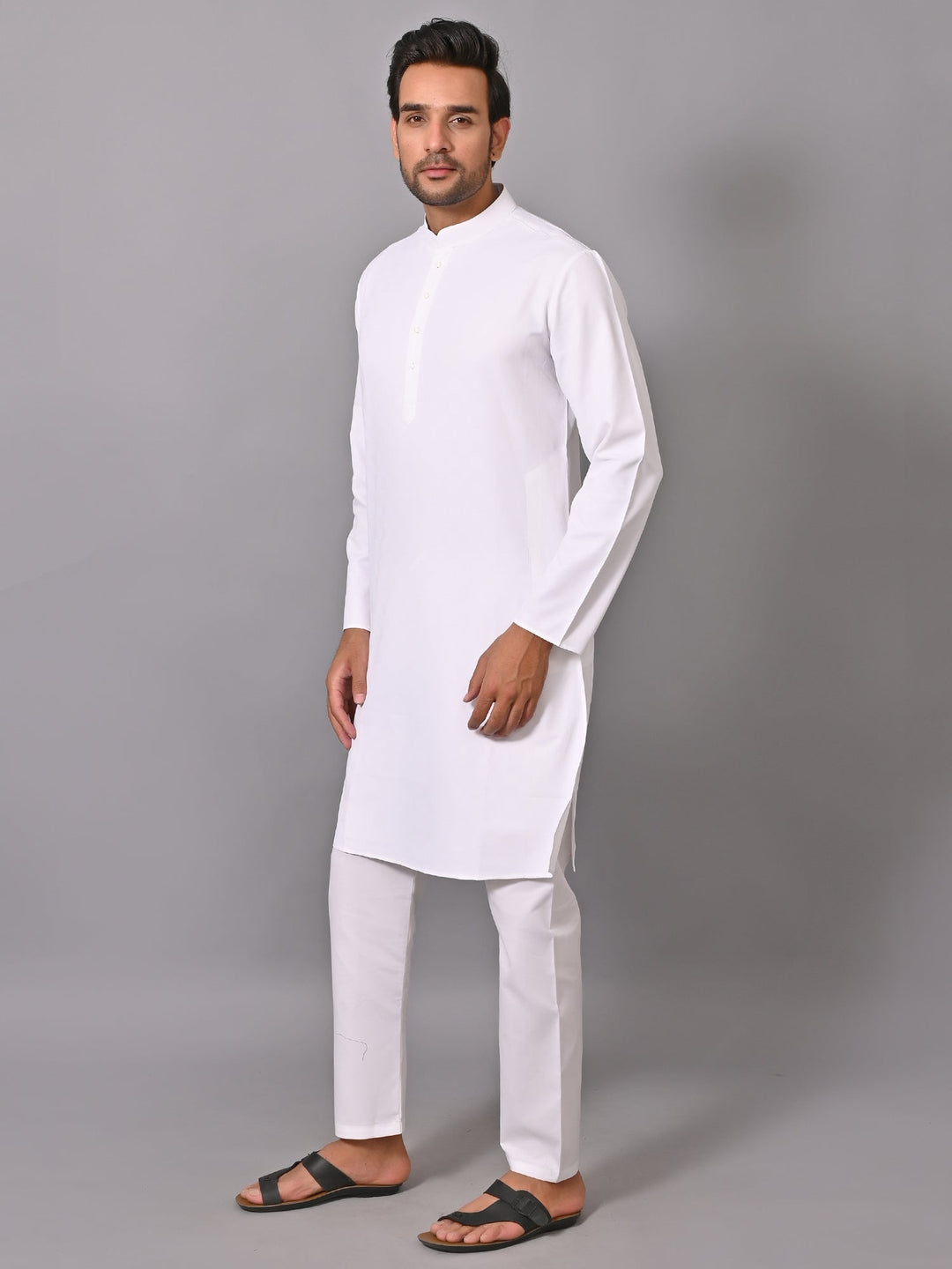 White Kurta Set