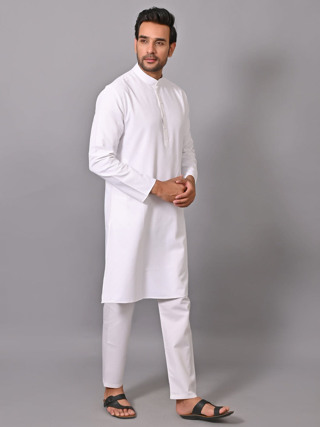 White Kurta Set