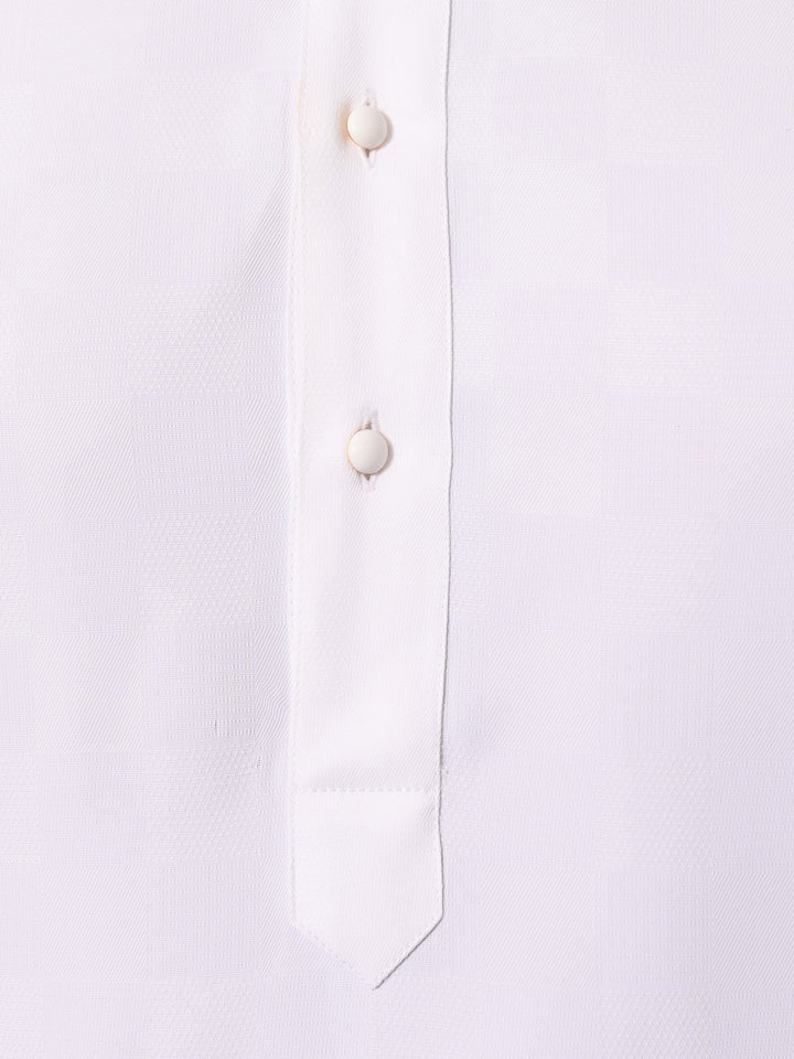 White Kurta Set