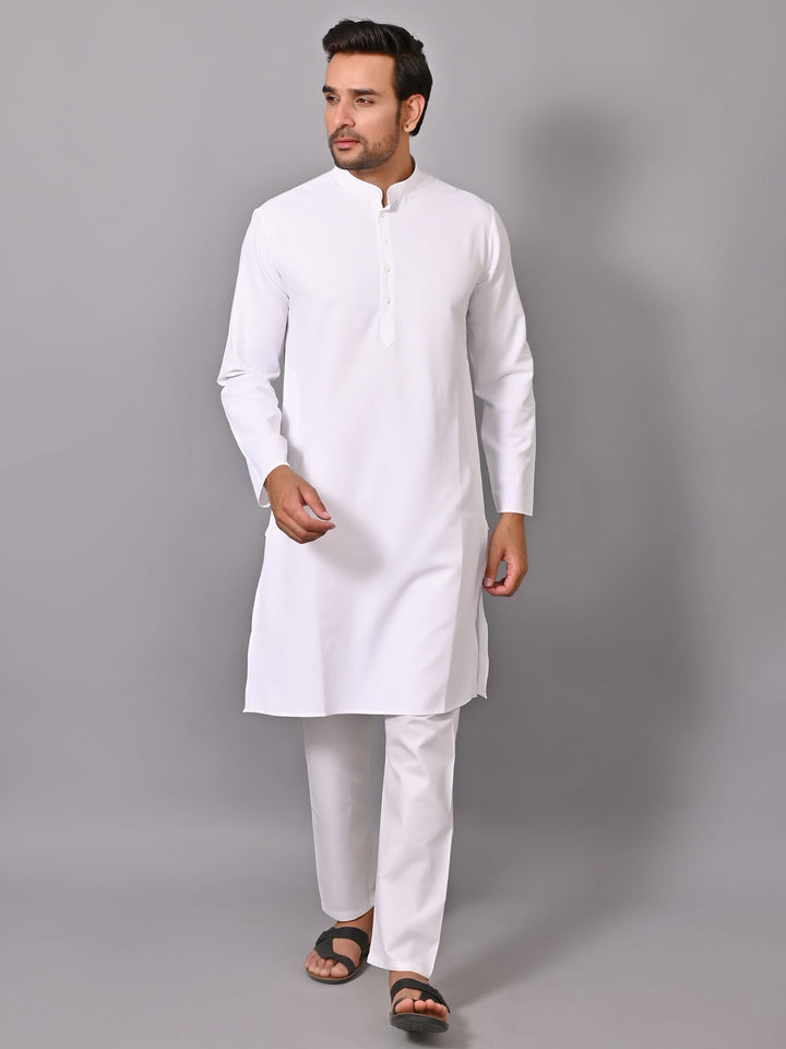 White Kurta Set