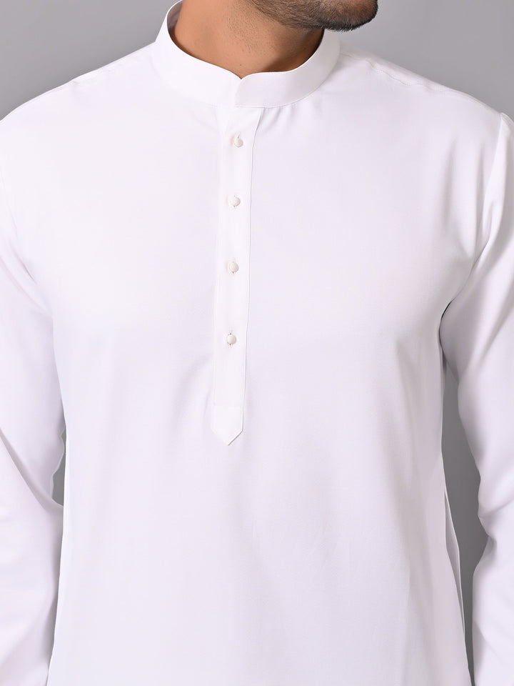 White Kurta Set