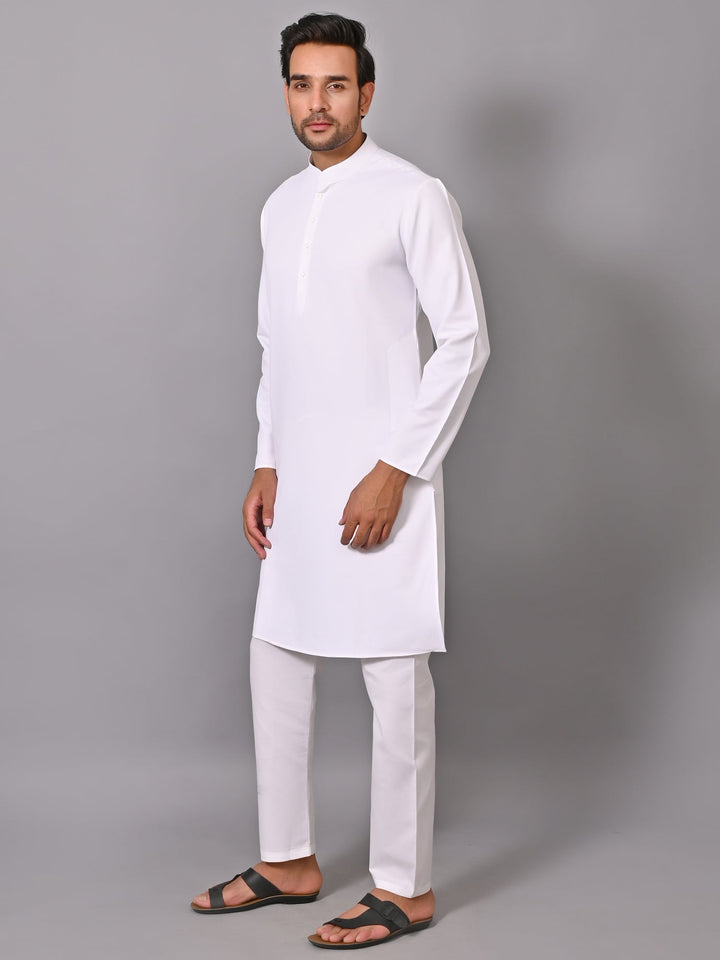 White Kurta Set