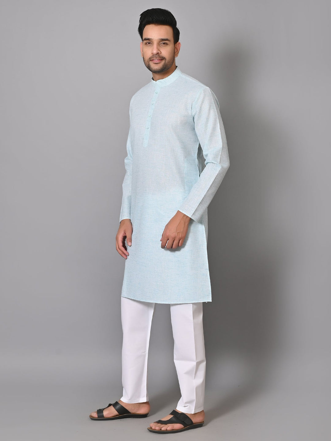 Solid Green Kurta Set