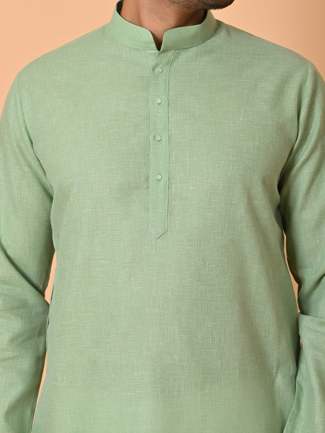 Solid Green Kurta Set