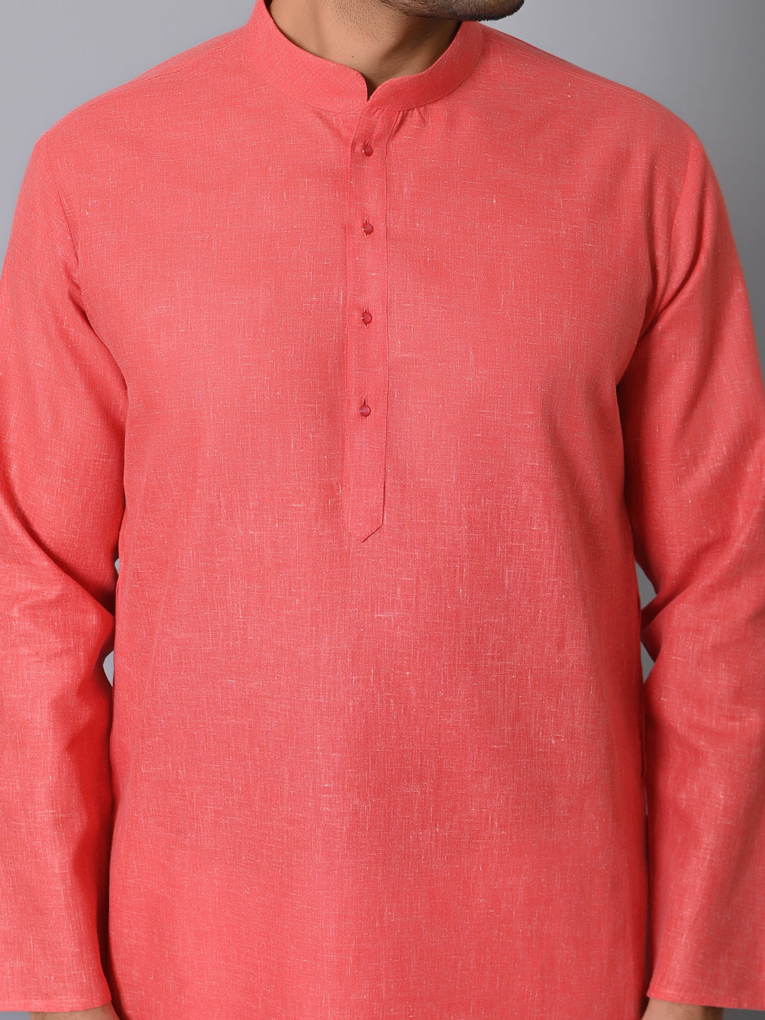 Solid Red Kurta Set