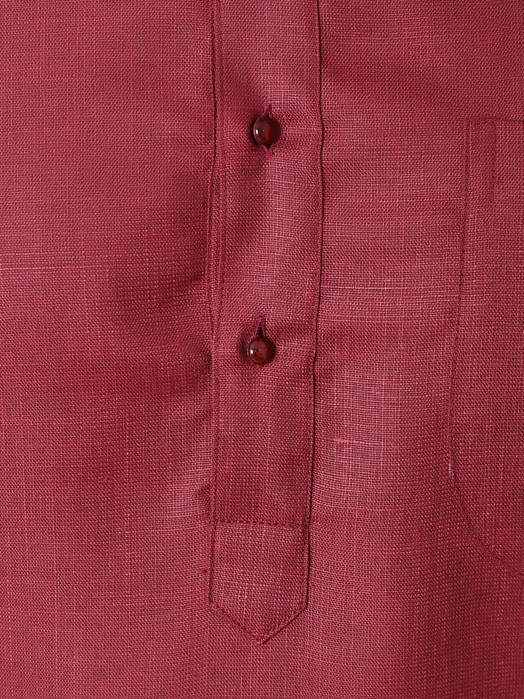 Solid Maroon Kurta Set