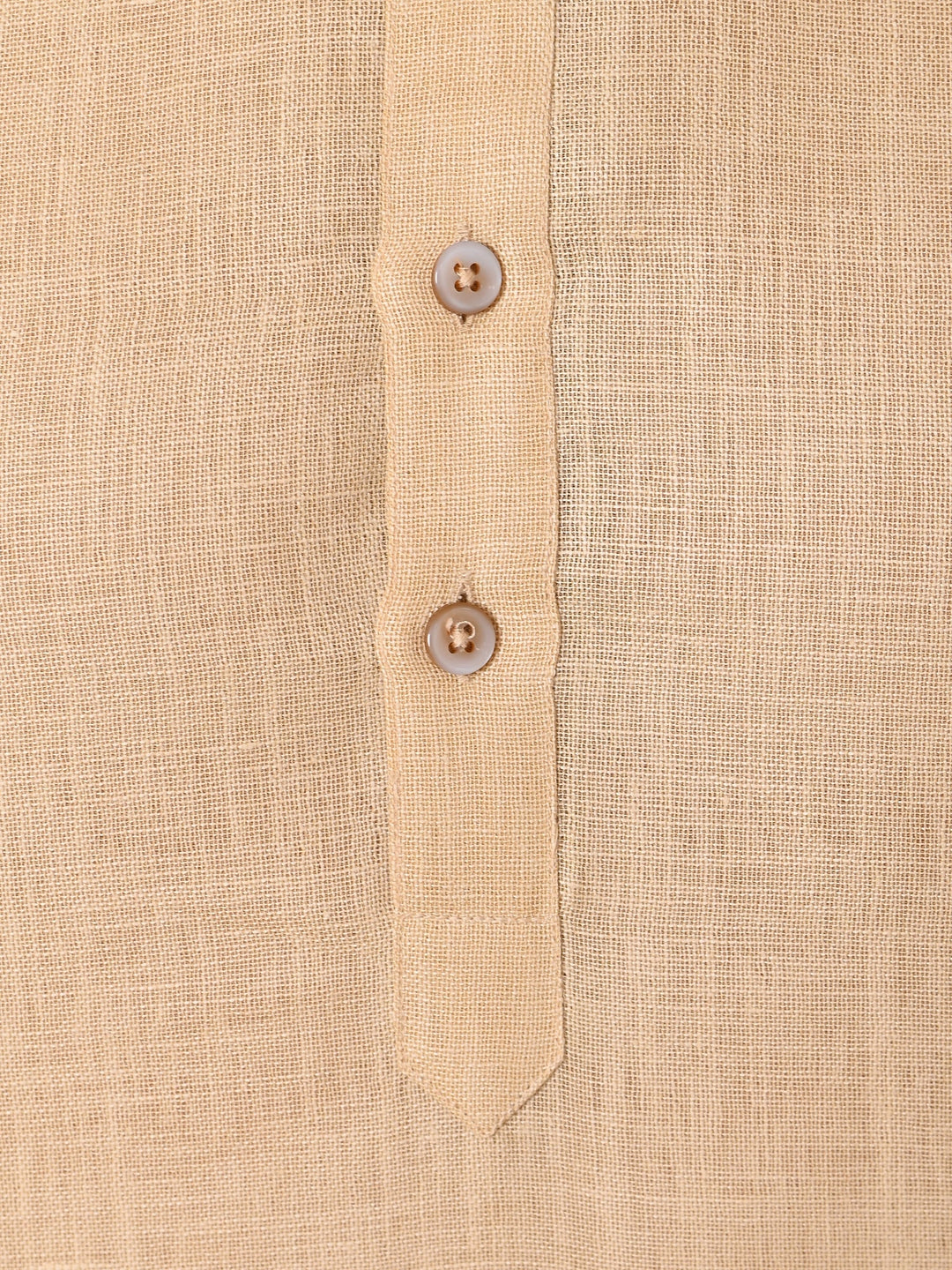 Solid Beige Kurta Set