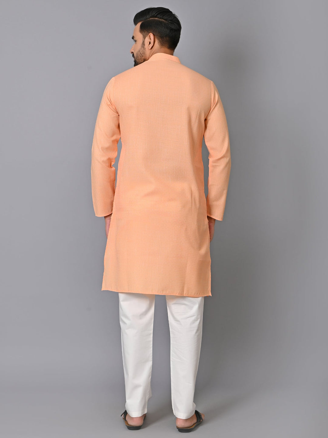 Solid Orange Kurta Set