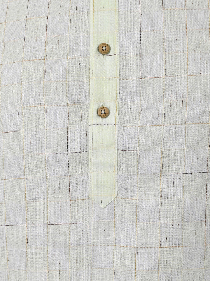 Geometric Green Kurta Set