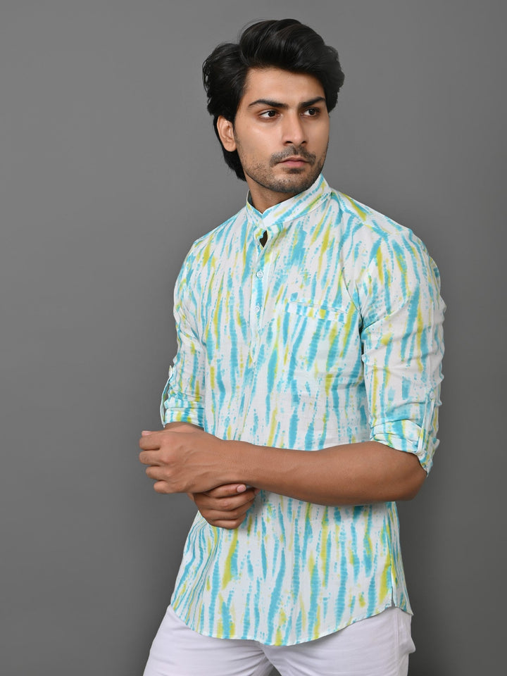 Tie Dye Multi Short Kurta