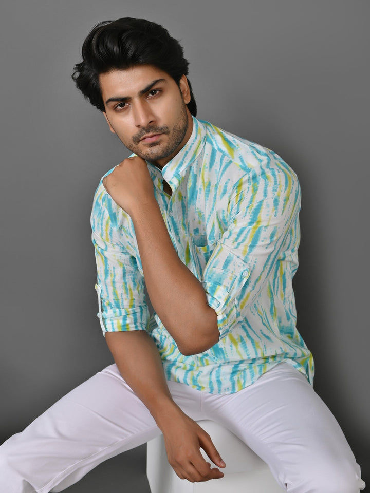 Tie Dye Multi Short Kurta