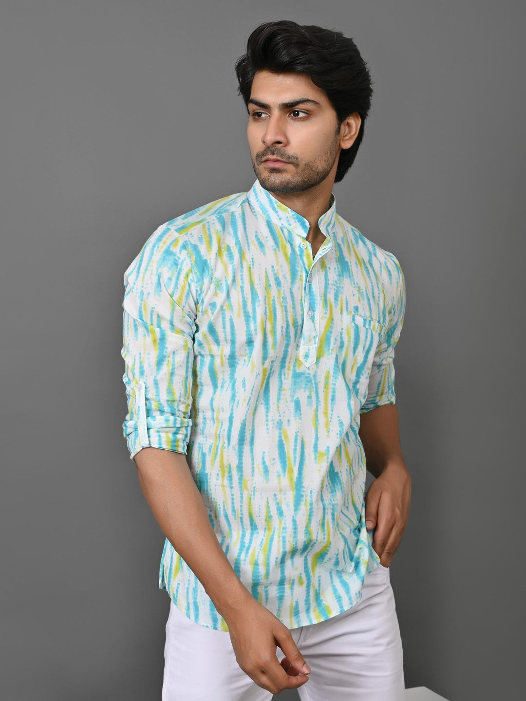 Tie Dye Multi Short Kurta
