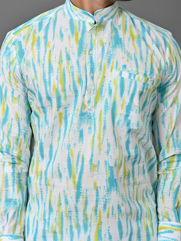 Tie Dye Multi Short Kurta