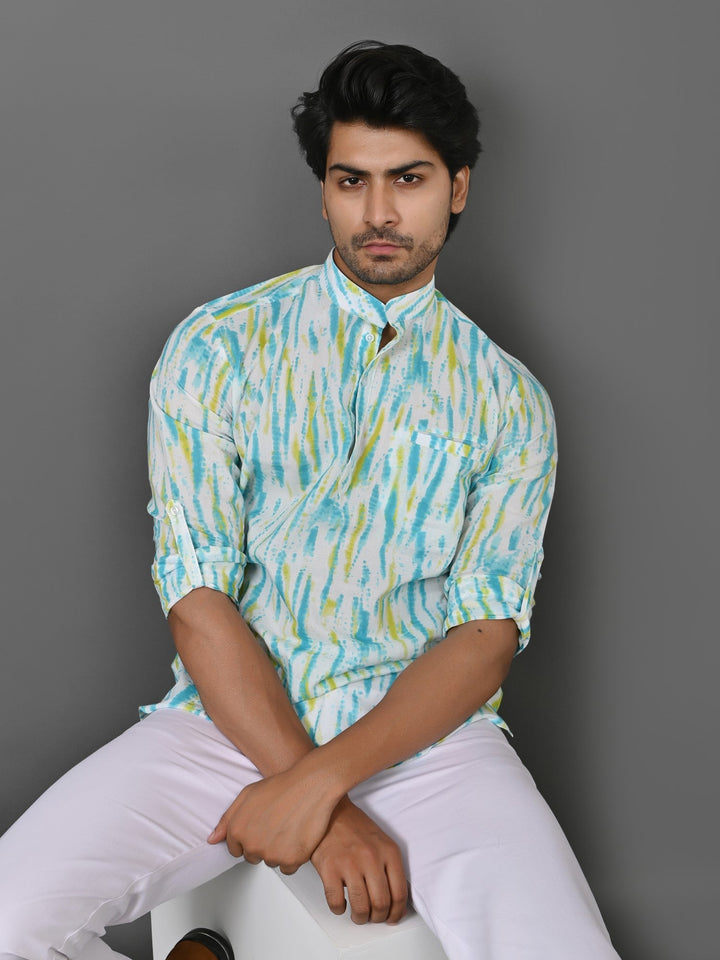 Tie Dye Multi Short Kurta